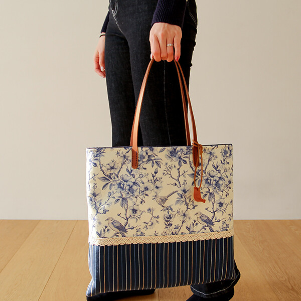 [바이핸즈] 퀼트패키지 가방 - 뜨왈드주이 클래식 에코백