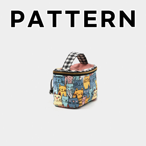 [바이핸즈] 퀼트도안 - 냥냥이 파우치