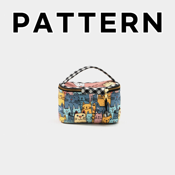 [바이핸즈] 퀼트도안 - 냥냥이 파우치