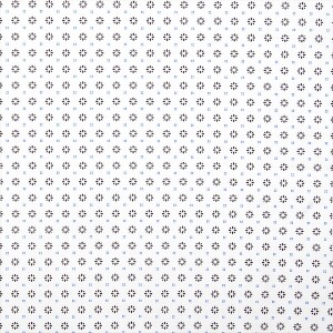 [세븐베리] 40s 브로드 코몬 플라워 D1 셔팅 프린트원단 - 화이트 (1/2Yd)