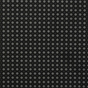 [세븐베리] 40s 브로드 코몬 플라워 D1 셔팅 프린트원단 - 블랙 (1/2Yd)