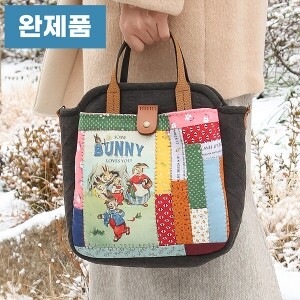 [바이핸즈] 퀼트완제품 가방 - 바니 래빗 토트백 (개)