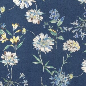 [유와] 애거팬서스 70수 론 프린트원단 - 네이비 (1/4yd) 339063-A (개)