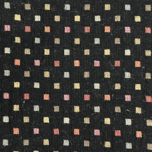(가등록)[웨스텍스] 사각 도트 선염체크원단-블랙 STYF5-CC6 (1/2Yd)
