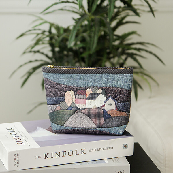 [바이핸즈] 퀼트패키지 소품 - 푸르른 언덕 파우치