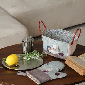 [바이핸즈] 퀼트패키지 소품 - 바구니와 주방장갑 (개)