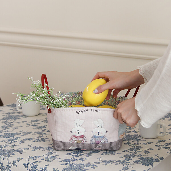 [바이핸즈] 퀼트패키지 소품 - 바구니와 주방장갑