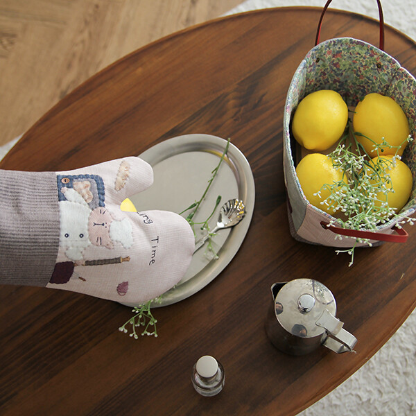 [바이핸즈] 퀼트패키지 소품 - 바구니와 주방장갑