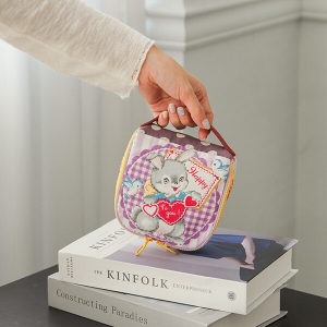 [바이핸즈] 퀼트패키지 소품 - 해피 애니멀 파우치 (개)