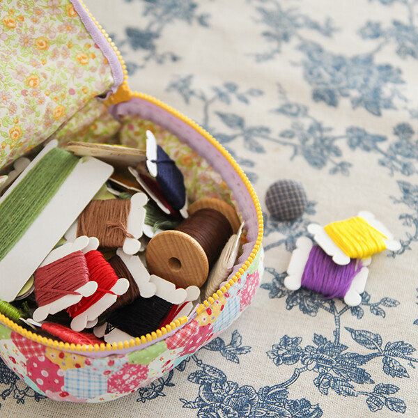 [바이핸즈] 퀼트패키지 소품 - 해피 애니멀 파우치