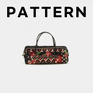 [바이핸즈] 퀼트도안 - 앤틱플라워 핸들 파우치 (개)