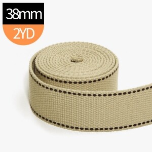 [퀼트부자재] 스티치 웨빙끈 38mm (2YD) - 베이지 (개)