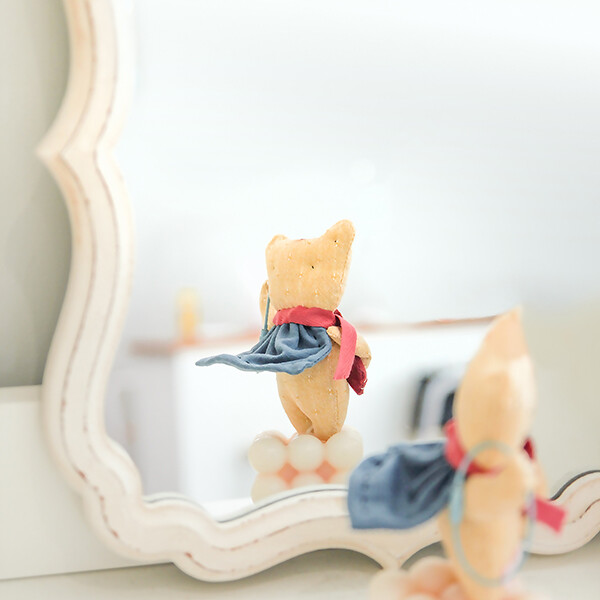 [바이핸즈] 퀼트패키지 소품 - 날아라 슈퍼냥이 (키링)