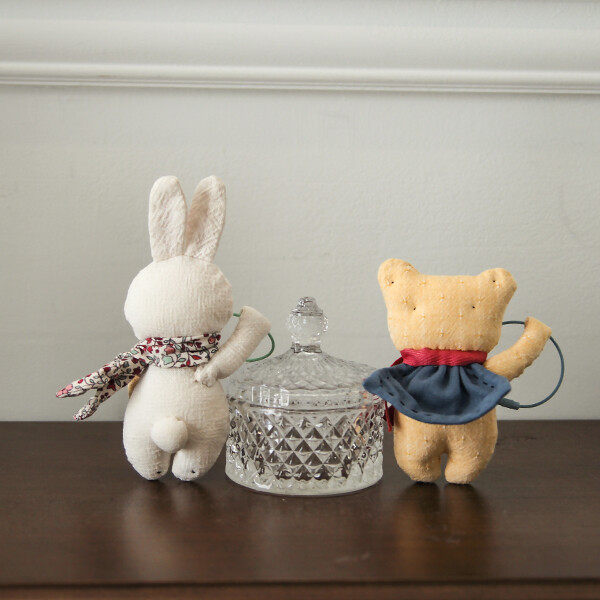 [바이핸즈] 퀼트패키지 소품 - 날아라 슈퍼냥이 (키링)