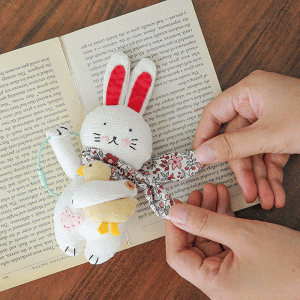 [바이핸즈] 퀼트패키지 소품 - 토깽이와 오리 (키링) (개)