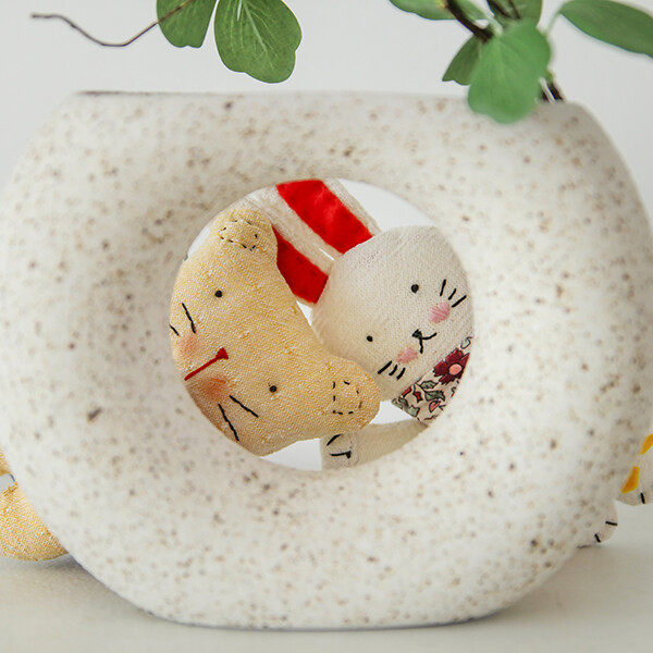 [바이핸즈] 퀼트패키지 소품 - 토깽이와 오리 (키링)