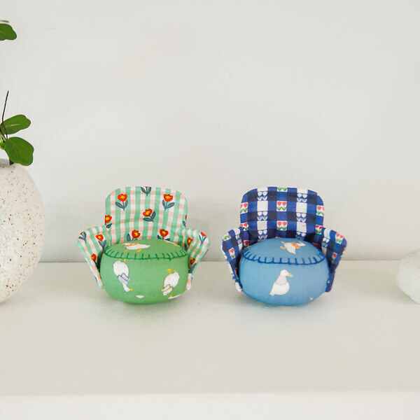 [바이핸즈] 퀼트패키지 소품 - 쇼파 핀쿠션 2개 세트