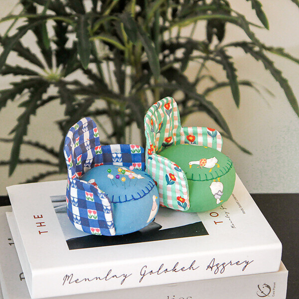 [바이핸즈] 퀼트패키지 소품 - 쇼파 핀쿠션 2개 세트