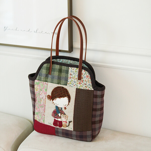 [바이핸즈] 퀼트패키지 가방 - 마이펫 토트백