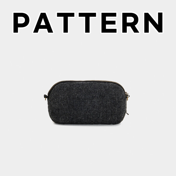 [바이핸즈] 퀼트도안 - 하우스 울체크 파우치겸 미니가방