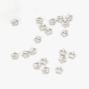 금속 스타 미니 단추 4mm 20개 SET ※ (set)