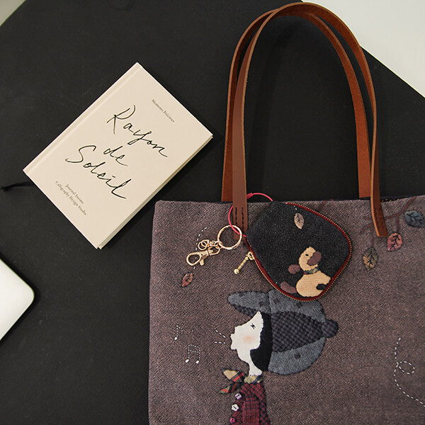 [퀼트 초보자용] 퀼트패키지 가방 - 낭만소녀 & 로맨틱 가이 3종 세트 (에코백, 토트백, 키링)