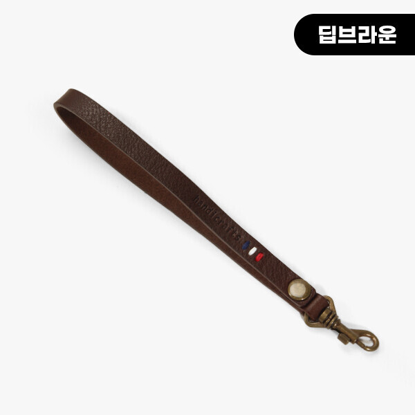 [장식부자재] 핸드메이드 통가죽 스트랩 미니핸들 ※