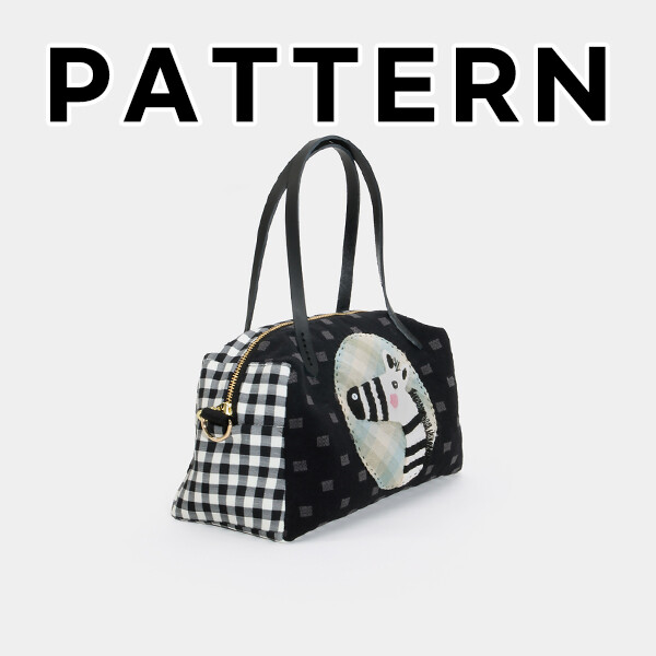 [바이핸즈] 퀼트도안 - 말이오 보스턴백