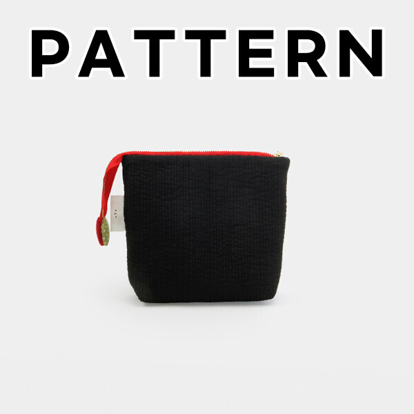 [바이핸즈] 퀼트도안 - 빨강모자 베어 파우치