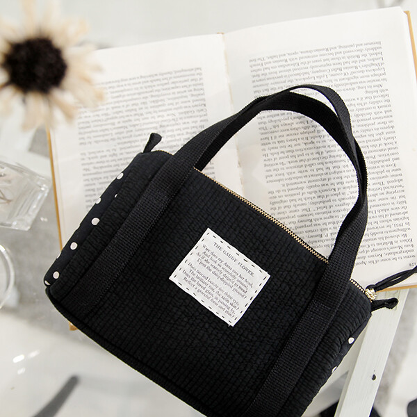 [바이핸즈] 퀼트패키지 가방 - 케이트 플라워 미니 보스턴백