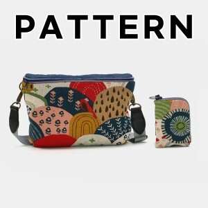 [바이핸즈] 퀼트도안 - 붐붐백 & 반지갑 세트 (개)