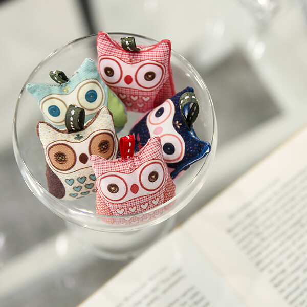 [바이핸즈] 퀼트패키지 소품 - 부엉이 퀼트키링