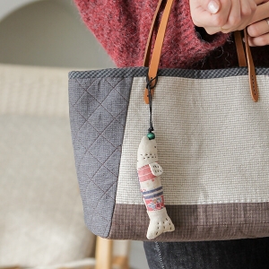 바이핸즈 퀼트패키지 인형 소품만들기 diy키트 - 나는 명태다 퀼트키링 2개 세트 (개)