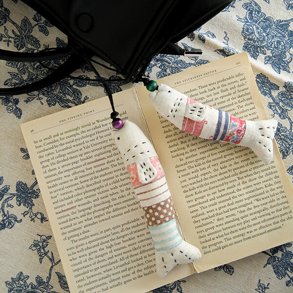 바이핸즈 퀼트패키지 인형 소품만들기 diy키트 - 나는 명태다 퀼트키링 2개 세트