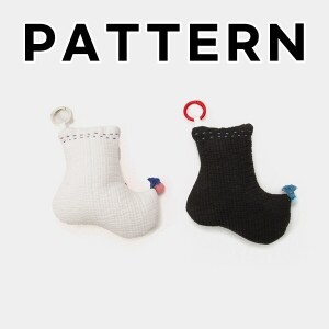 [바이핸즈] 퀼트도안 - 깔롱 버선 키링 (2개 세트) (개)