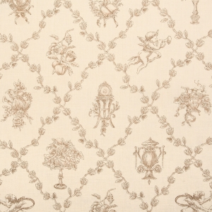 [유와] 클래식 히스토리 셔팅 프린트원단 - 베이지 (1/4yd) DS829968-C (개)