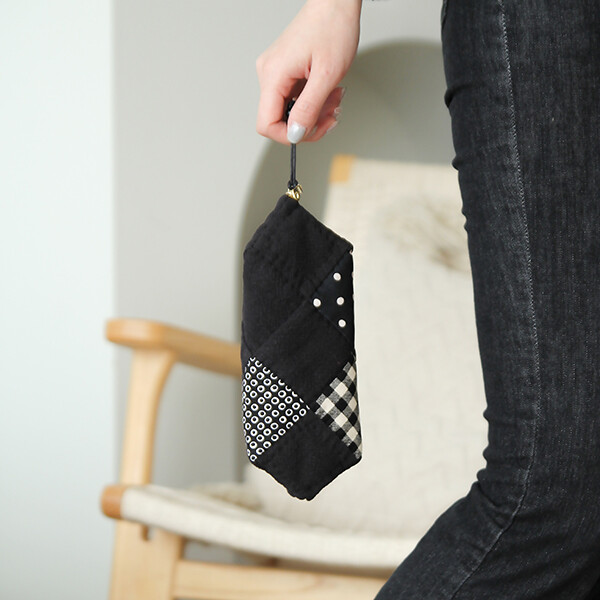 [바이핸즈] 퀼트패키지 소품 - 모노앤시크 파우치