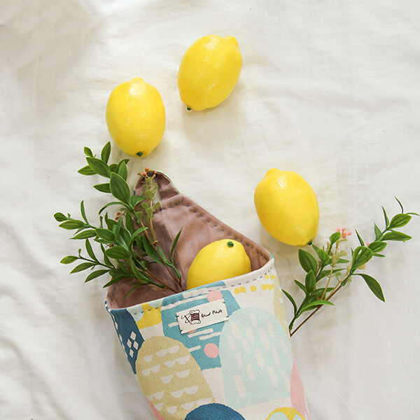 [바이핸즈] 유튜브 영상제공 퀼트패키지 소품 - 실용적인 바스켓 (핑크)