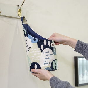 [바이핸즈] <span style=color:red>유튜브 영상제공</span> 퀼트패키지 소품 - 실용적인 바스켓 (블루) (개)