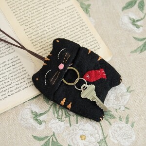 [바이핸즈] 퀼트패키지 소품 - 냥이 키링 (개)