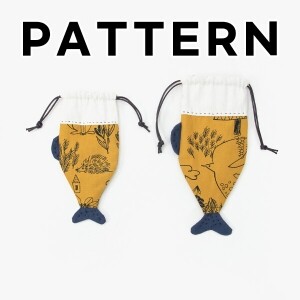 [바이핸즈] 퀼트도안 - 물고기 조리개 파우치 (2개 세트) (개)