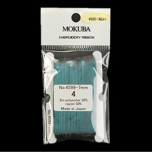 [모쿠바] 리본자수실-폴리_레이온 7mm-004 (개)