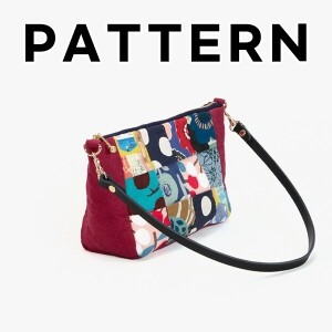 [바이핸즈] 퀼트도안 - 하프린넨 스퀘어 미니백 (개)