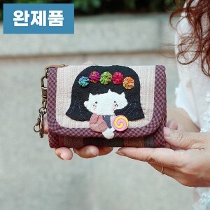 [바이핸즈] 퀼트완제품 소품 - 삐삐 미니지갑 (개)