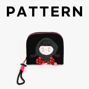 [바이핸즈] 퀼트도안 - 딸기소녀 반지갑 (개)