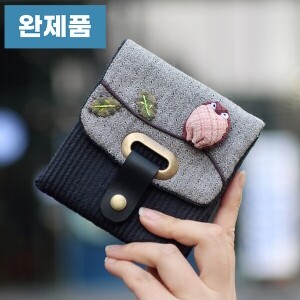 [바이핸즈] 퀼트완제품 소품 - 부엉이 반지갑 (개)