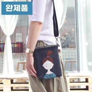 [바이핸즈] 퀼트완제품 소품 - 카렌 파우치 겸 크로스백 (핸들 미포함) (개)