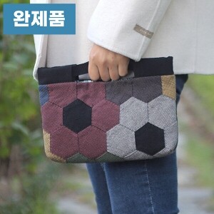 [바이핸즈] 퀼트완제품 소품 - 베이직 체크 파우치 겸 클러치 (개)