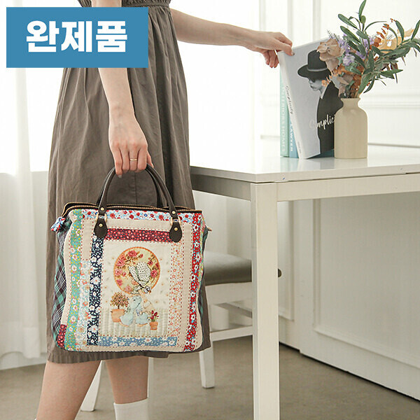 [바이핸즈] 퀼트완제품 가방 - 홀리하비 와이어 토트백