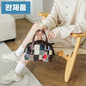 [바이핸즈] 퀼트완제품 가방 - 감성체크 토트백 (개)